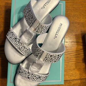 White Marcella dress sandals size 8 never worn new in box
